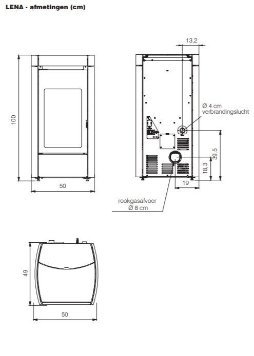 Edilkamin Lena 7 kW EVO