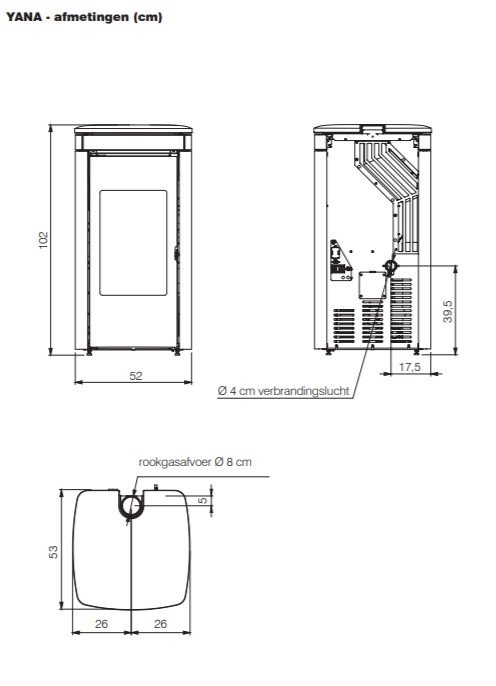 Edilkamin Yana 7 kW EVO